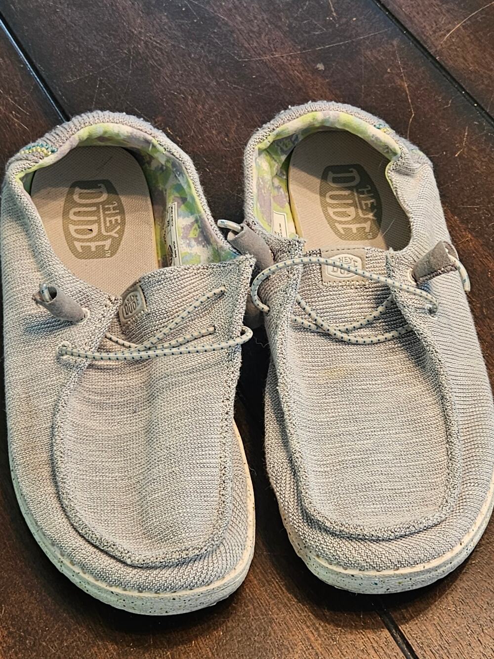 Hey Dude Women’s Wendy Stretch Pearl River Shoes Size 9